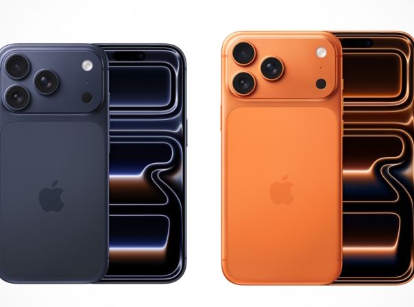 iPhone 17 Pro (l.) und iPhone 17 Pro Max im Vergleich iPhone 17 Pro und 17 Pro Max im Vergleich