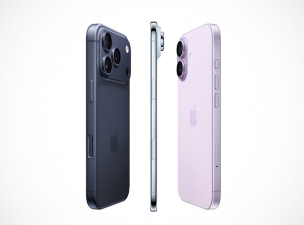 iPhone Air zwischen iPhone 17 Pro und 17