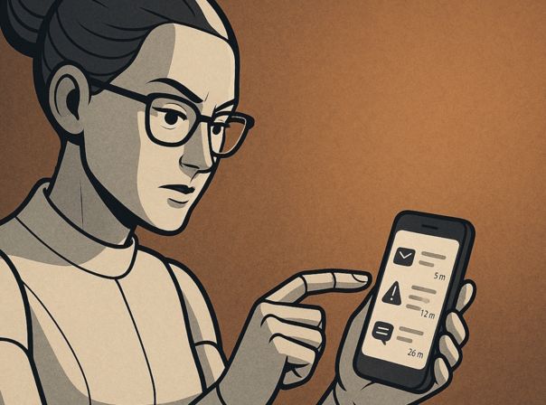 Die KI arbeitet wie eine Sekretärin, die das Wichtigste zusammenfasst KI liest Benachrichtigungen