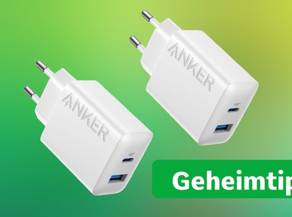 Günstiger geht's eigentlich kaum noch. Ihr bekommt zwei Netzteile für 12,99 Euro Anker Ladegeräte Deal Header