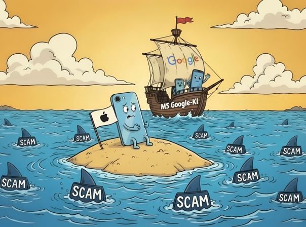 Apple auf der Scam-Insel gestrandet