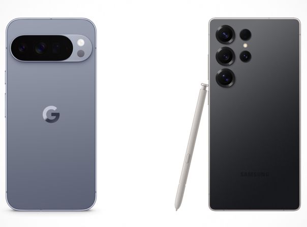 Google Pixel 10 Pro XL (l.) und Galaxy S25 Ultra (r.) im Vergleich Google Pixel 10 Pro XL vs. Samsung Galaxy S25 Ultra