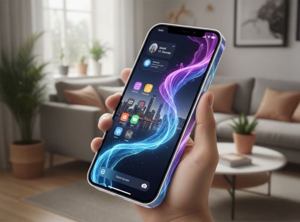 So stellt sie die KI das neue iPhone-Design vor: Ganz so verrückt wird es Apple wohl nicht gestalten iPhone 20 Konzept Design