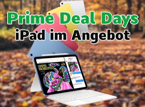 Das iPad ist ein Top-Angebot iPad bei den Amazon Prime Deal Days