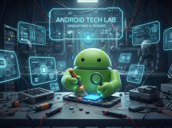 Android bastelt am Smartphone