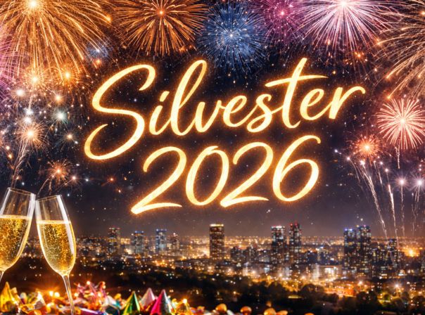 Silvester 2026 mit Feuerwerk