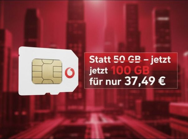 Vodafone Tarif-Angebot Header