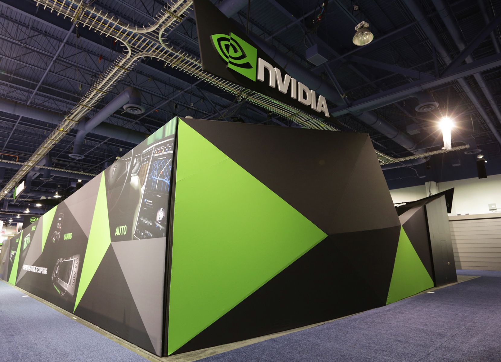 Nvidia auf einer Messe