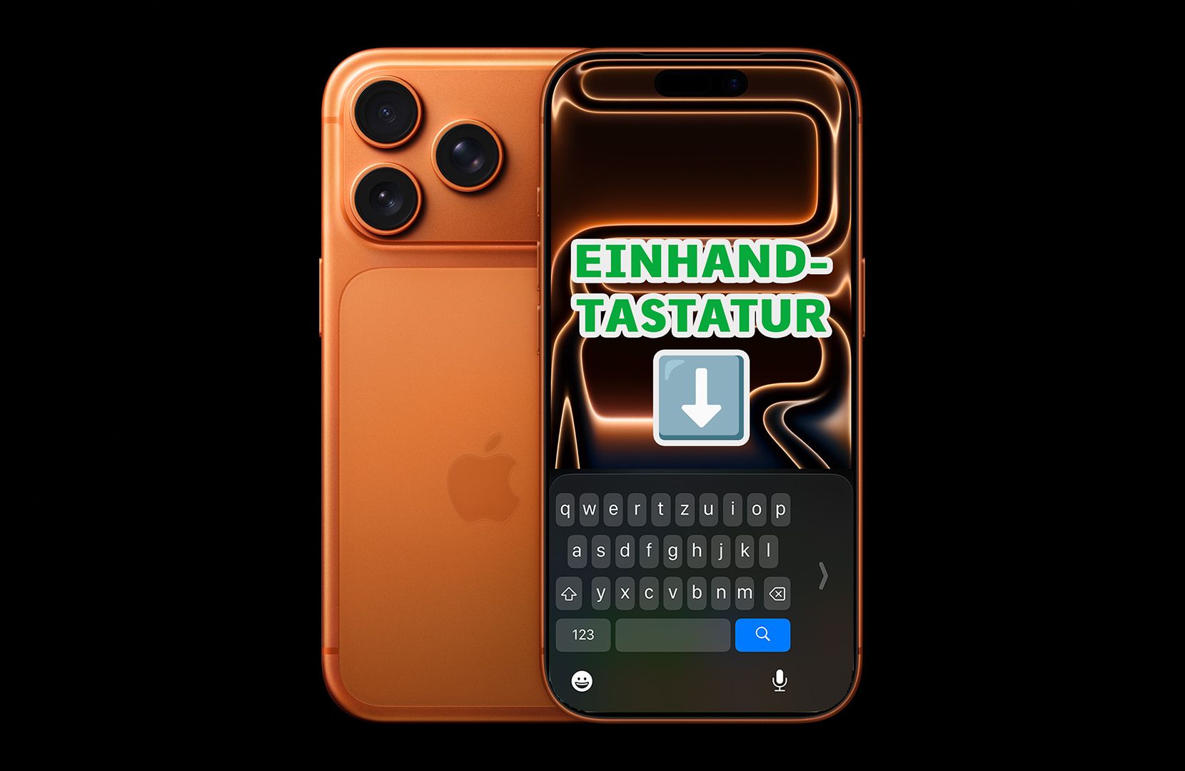 iPhone 17 Pro Max mit Einhandmodus