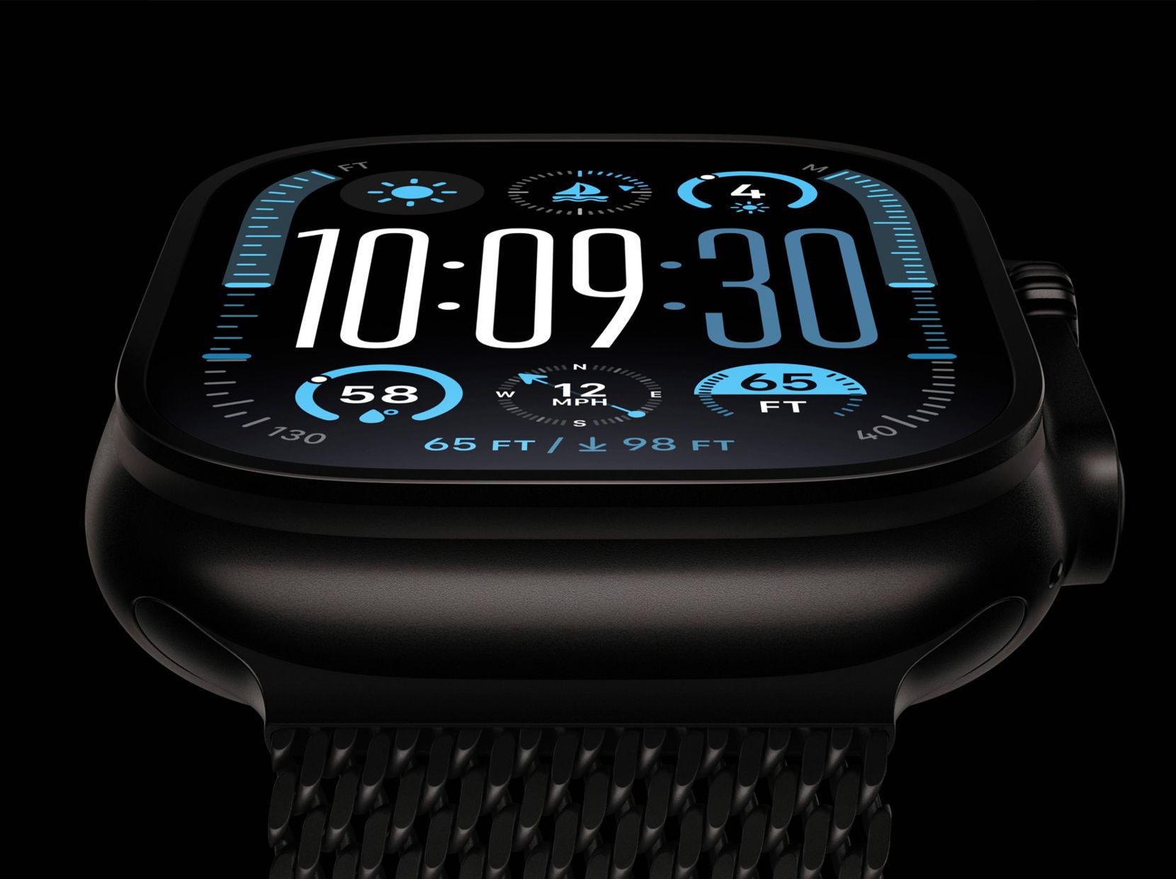 Apple Watch Ultra 2 in Schwarz