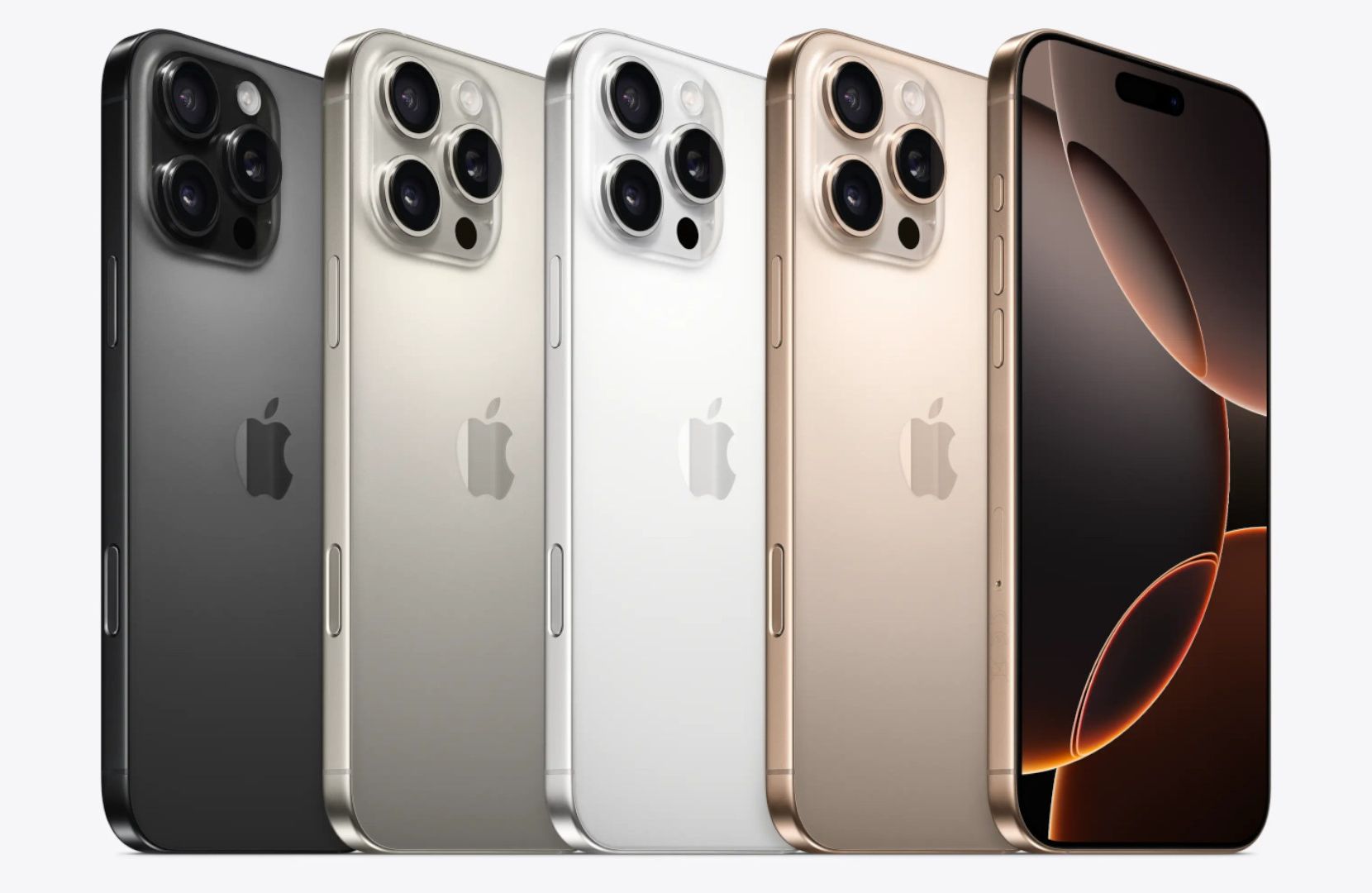 Das iPhone 16 Pro Max in allen Farben iPhone 16 Pro max Farben