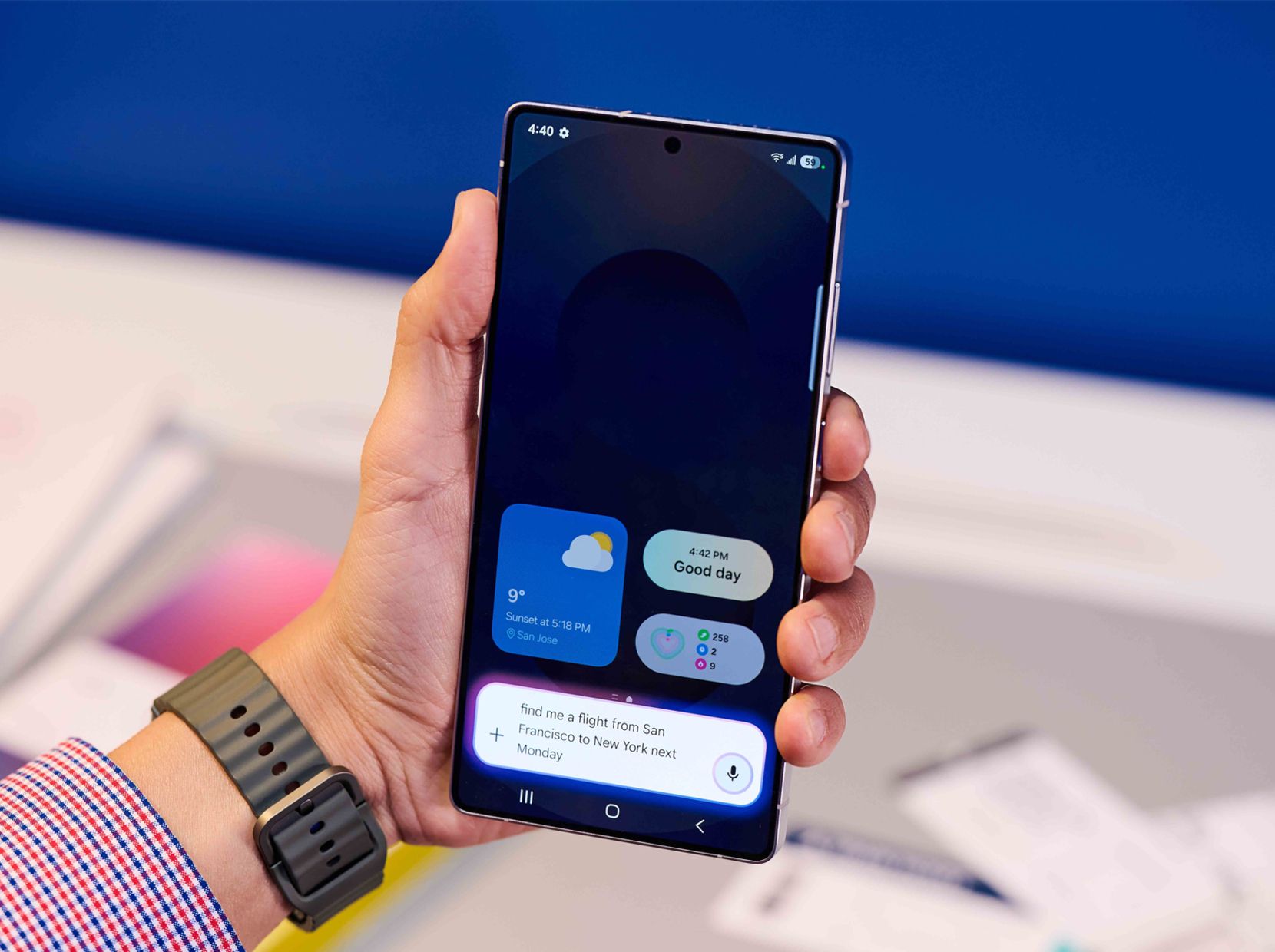 Das Design des Galaxy S26 Ultra soll sich vom Vorgänger (Bild) unterscheiden Das Dynamic AMOLED 2X Display des Galaxy S25 Ultra