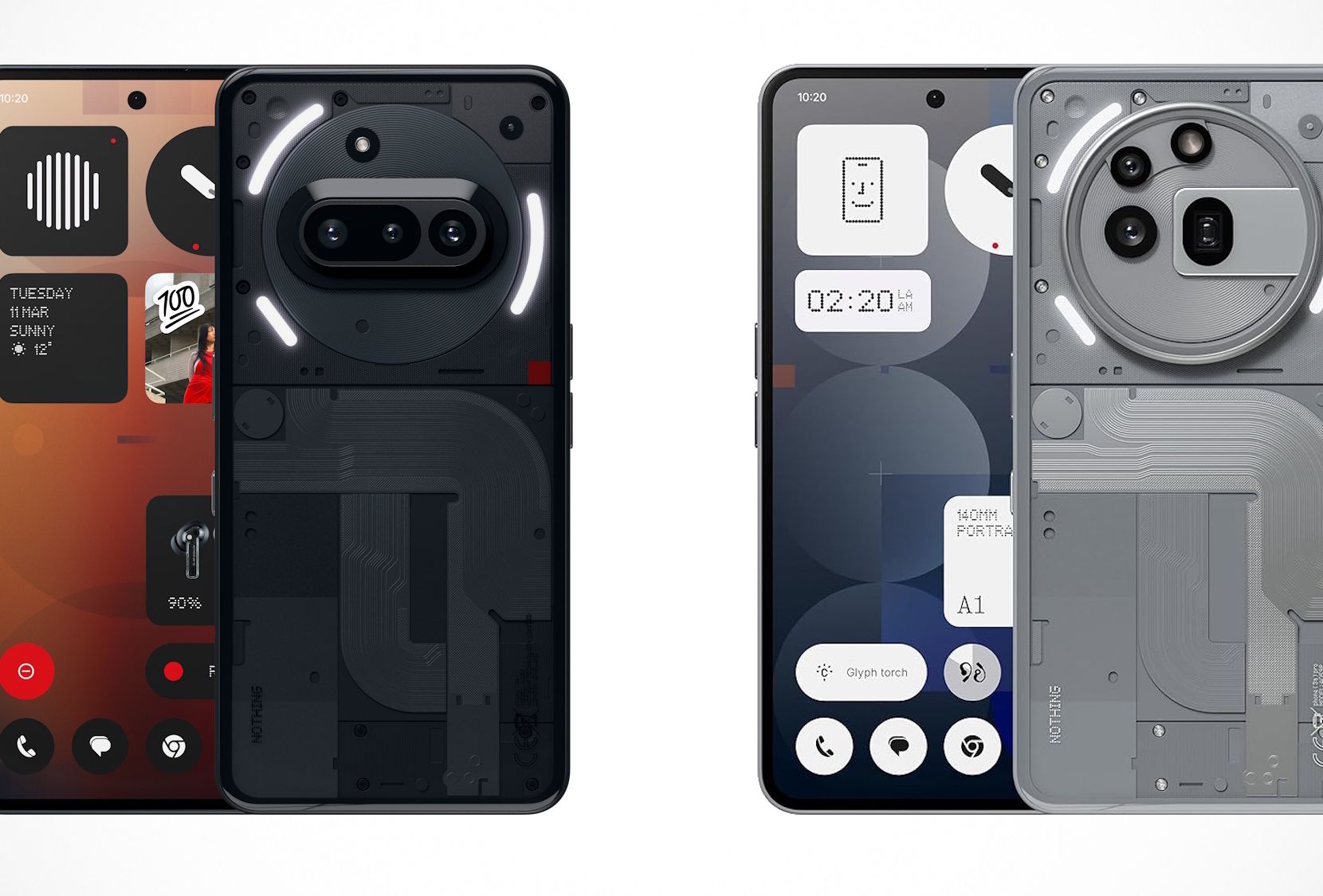 Nothing Phone (3a) vs. (3a) Pro