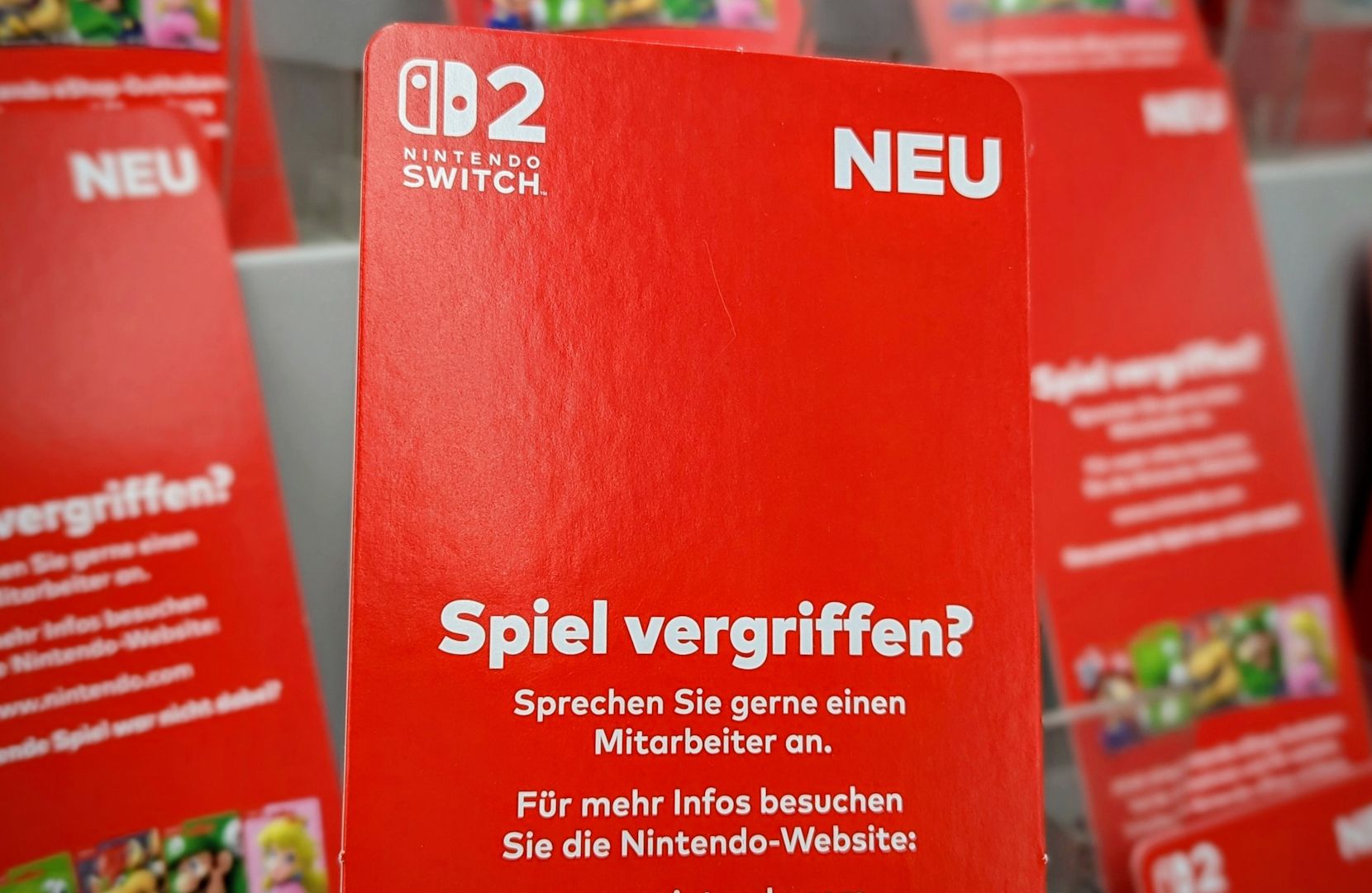 Nintendo Switch 2 Spiele Verfügbarkeit Info