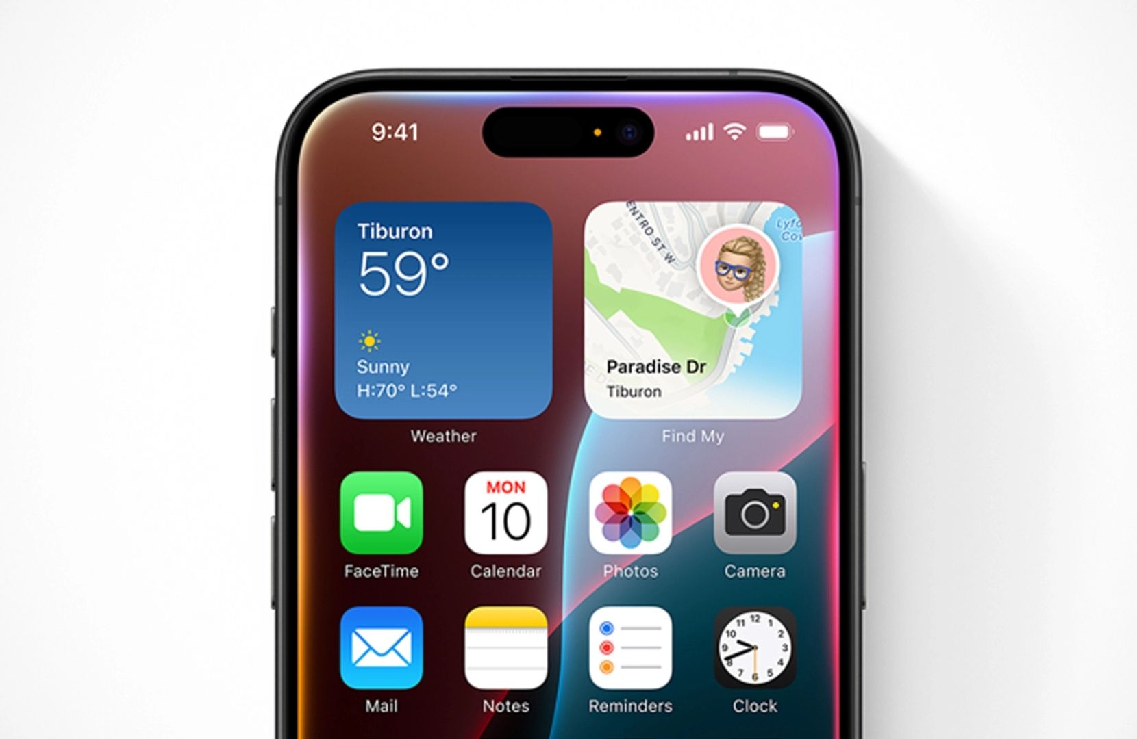 iPhone Bildschirm mit Siri