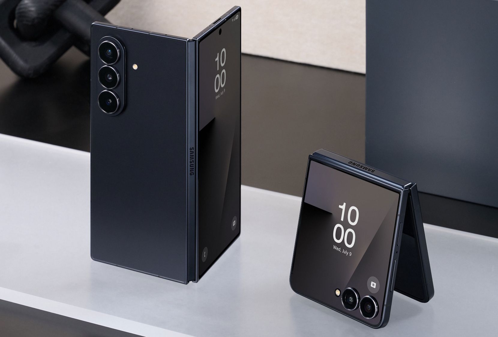 Galaxy Z Fold 7 und Z Flip 7 in Schwarz