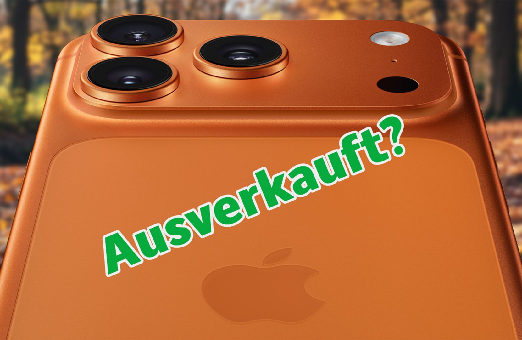 Die Lieferzeiten für das iPhone 17 Pro Max sind sehr lang