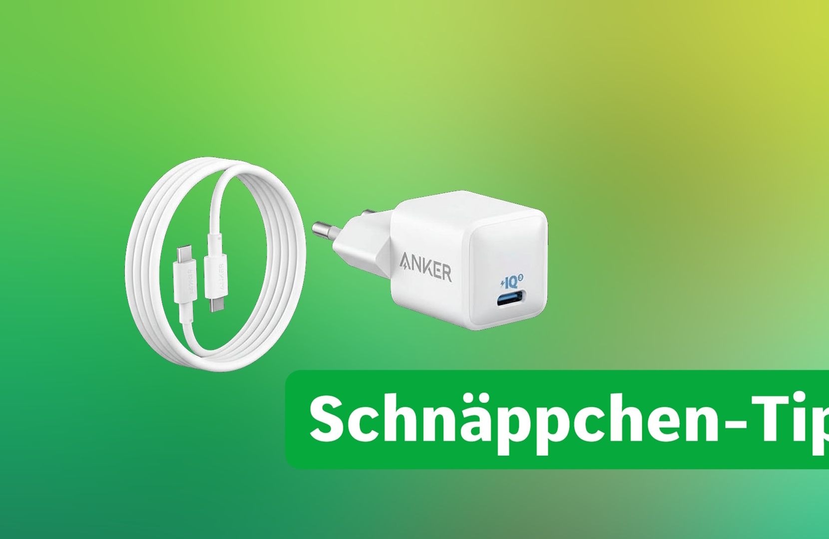 Anker Ladegerät Deal Header