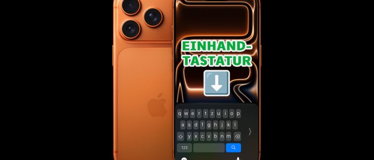 iPhone 17 Pro Max mit Einhandmodus