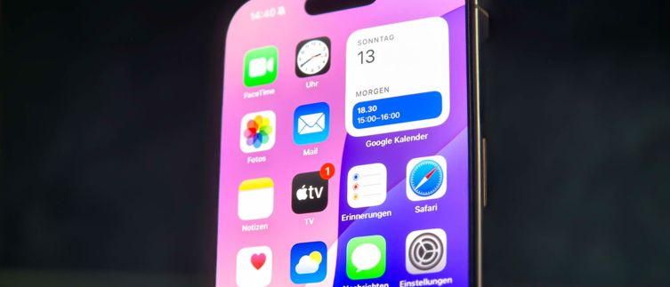 iPhone 16 Pro Display Home Screen