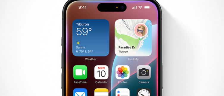 iPhone Bildschirm mit Siri