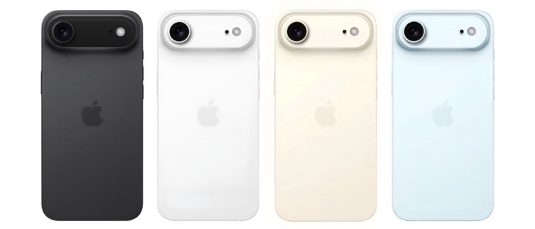 Apple iPhone 17 Air in vier Farben