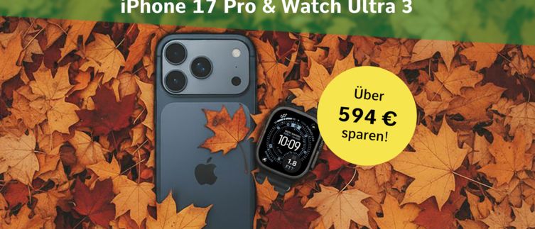 Black Friday Deal iPhone 17 Pro und Apple Watch Ultra 3