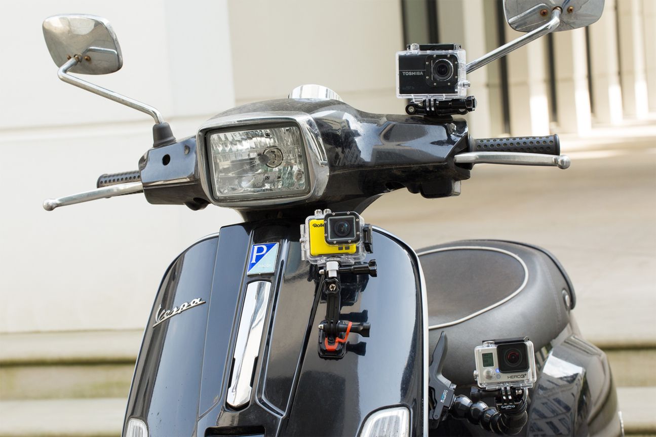 Toshiba Camileo X-Sports, GoPro Hero 3plus, Rollei Actioncam Toshiba Camileo X-Sports, GoPro Hero 3plus, Rollei Actioncam