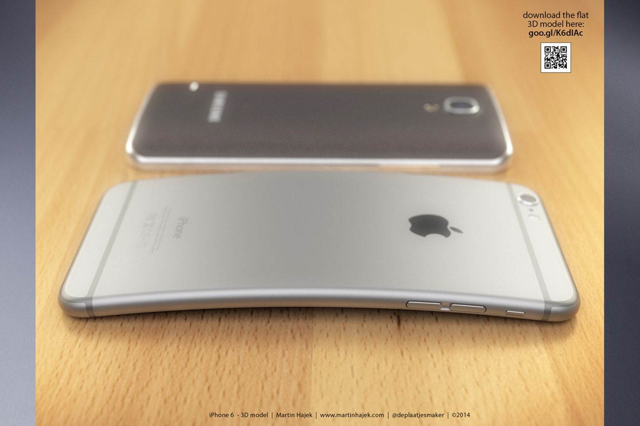 Curved iPhone 6 und Samsung Galaxy Round