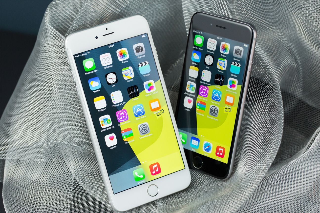 Vergleich iPhone 6 iPhone 6 Plus