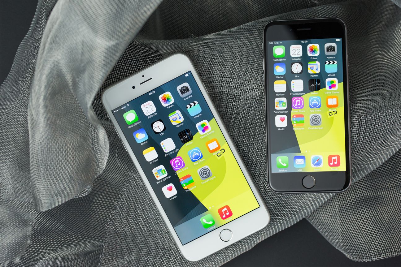 Vergleich iPhone 6 iPhone 6 Plus