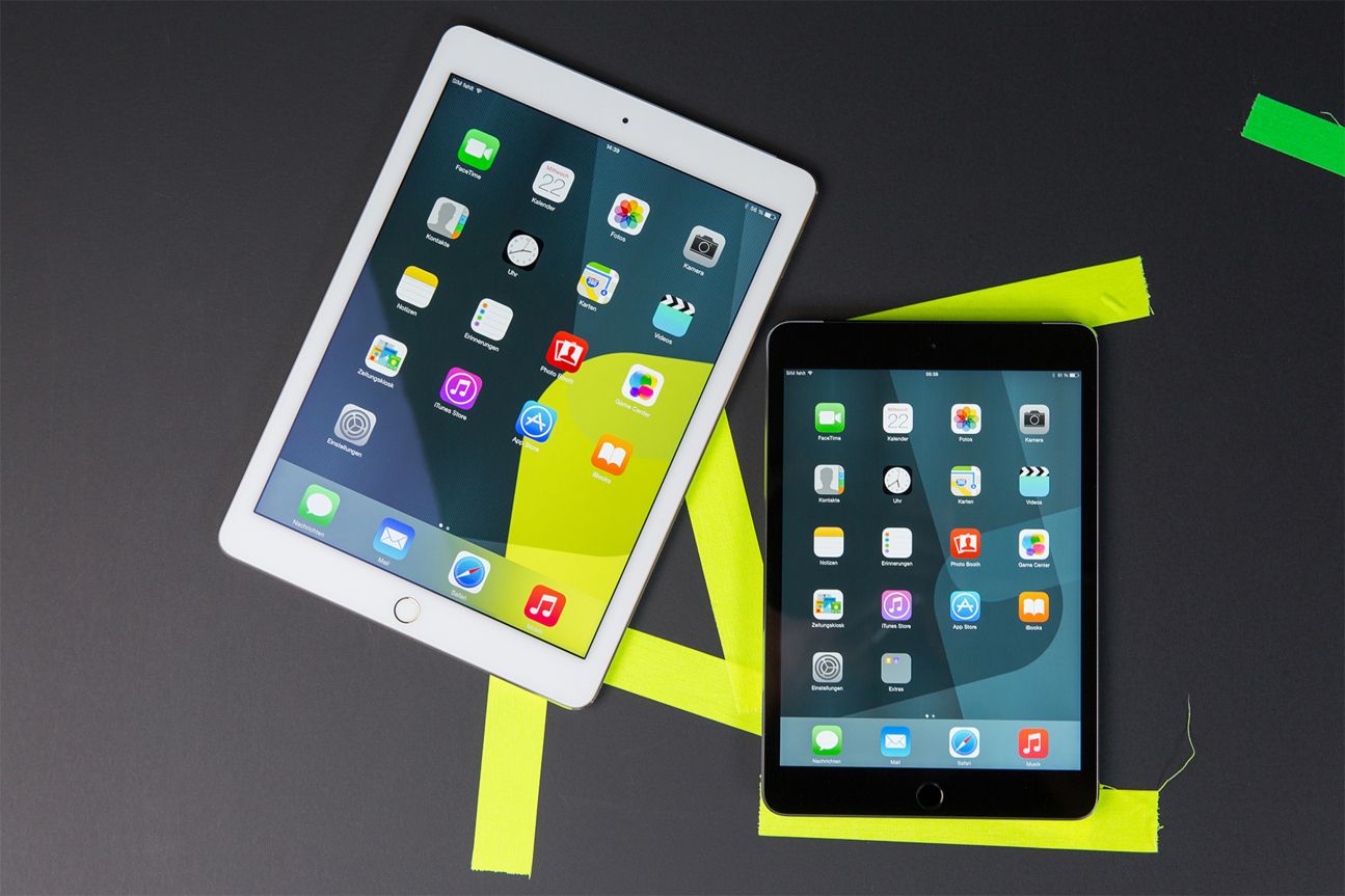 Vergleich iPad Air 2 iPad mini 3 Vergleich iPad Air 2 iPad mini 3