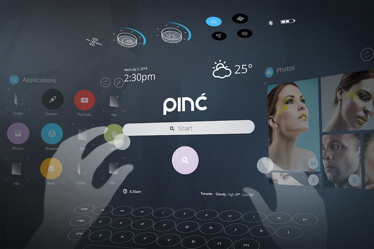 Pinć: Virtual Reality-Headset