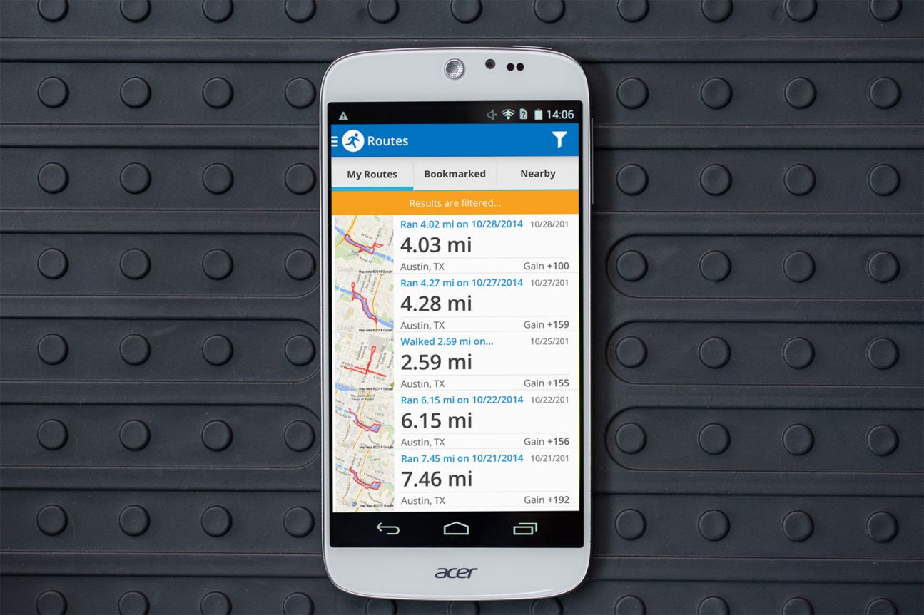 iMapMyRUN Run GPS Laufen Jog