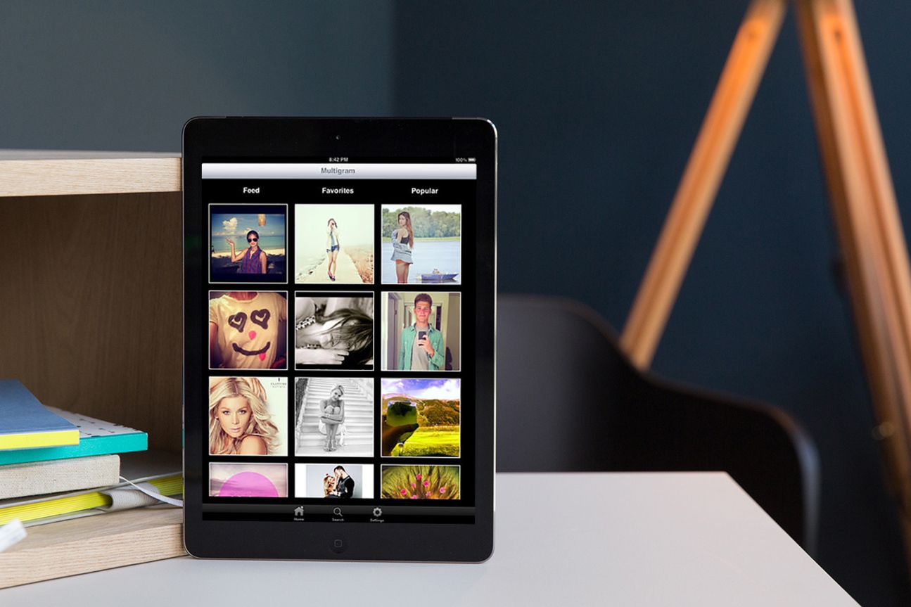 Multigram bringt mehrere Instagram-Accounts auf ein iPad.