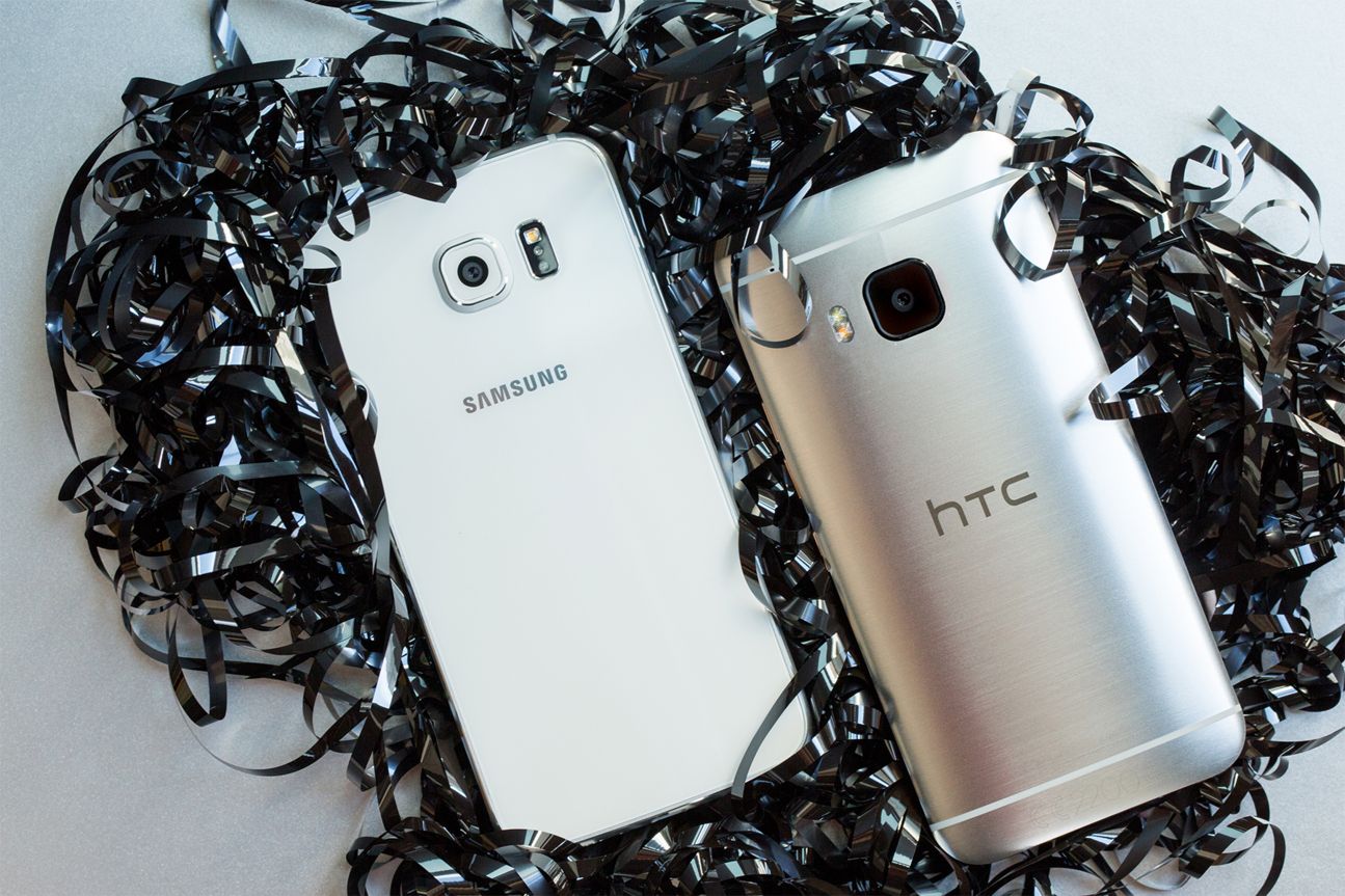 Vergleich HTC One M9, Samsung Galaxy S6 Vergleich HTC One M9, Samsung Galaxy S6
