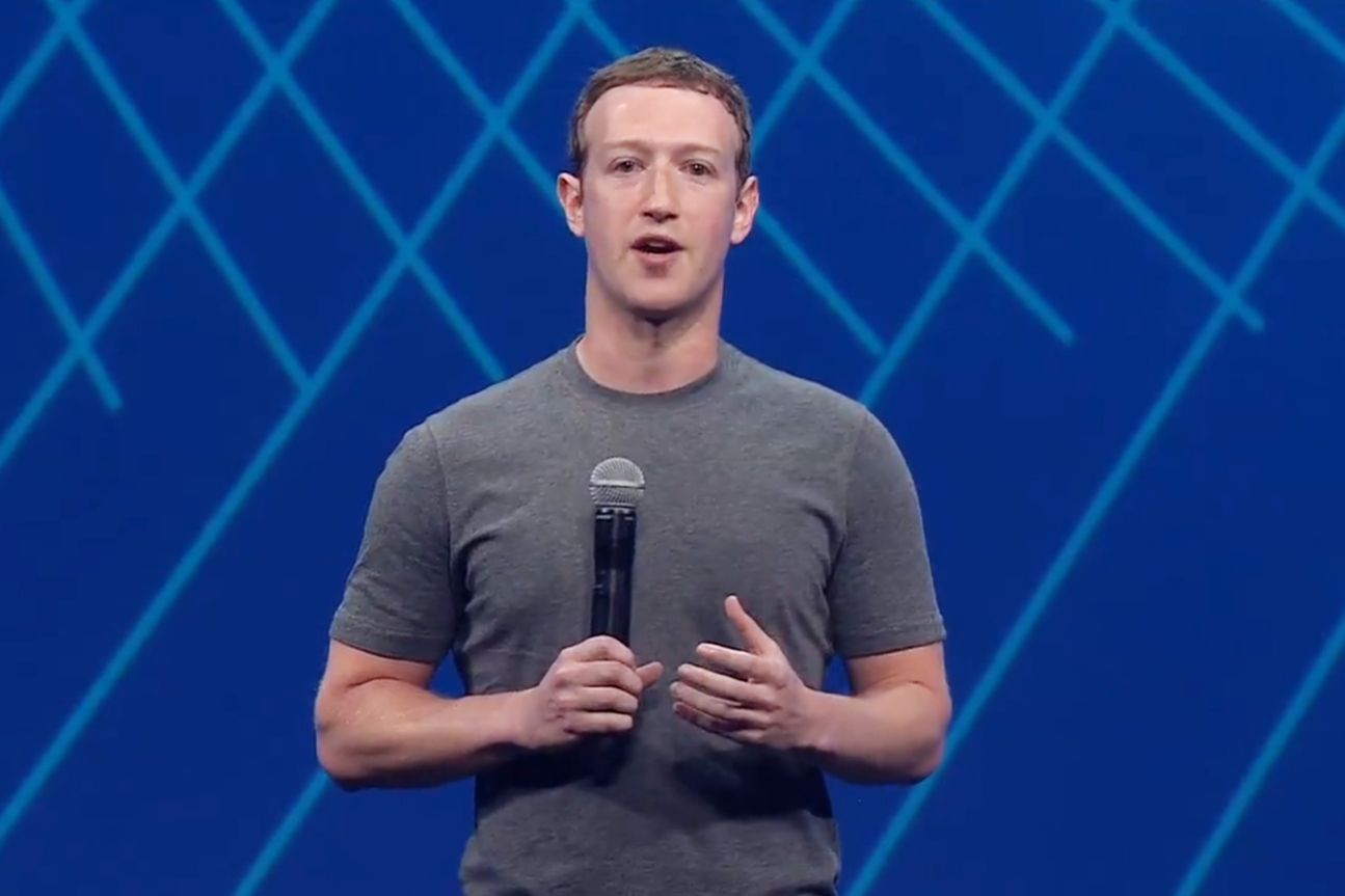 Mark Zuckerberg auf der F8 Mark Zuckerberg auf der F8