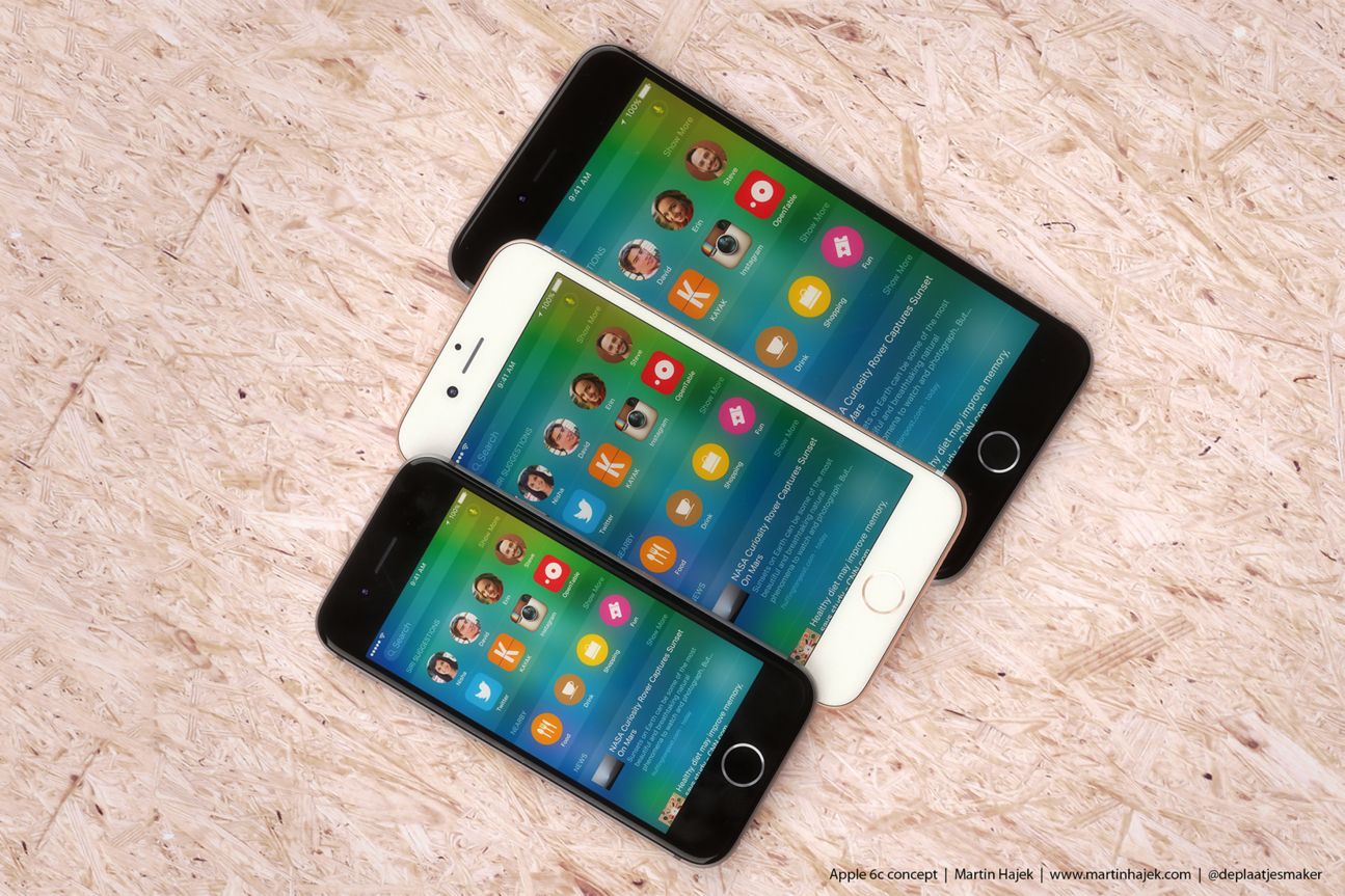 iPhone 6s 6c concept