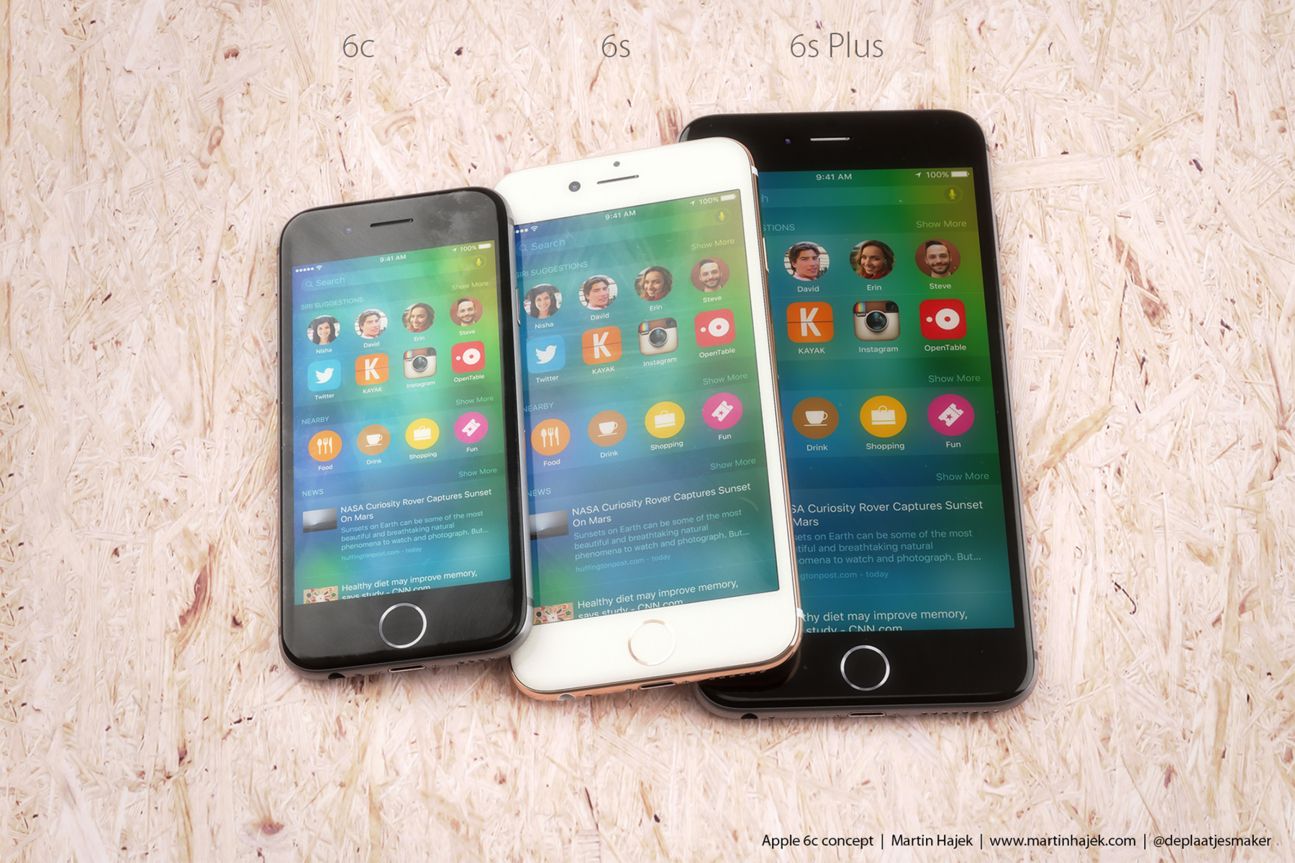 iPhone 6s 6c concept