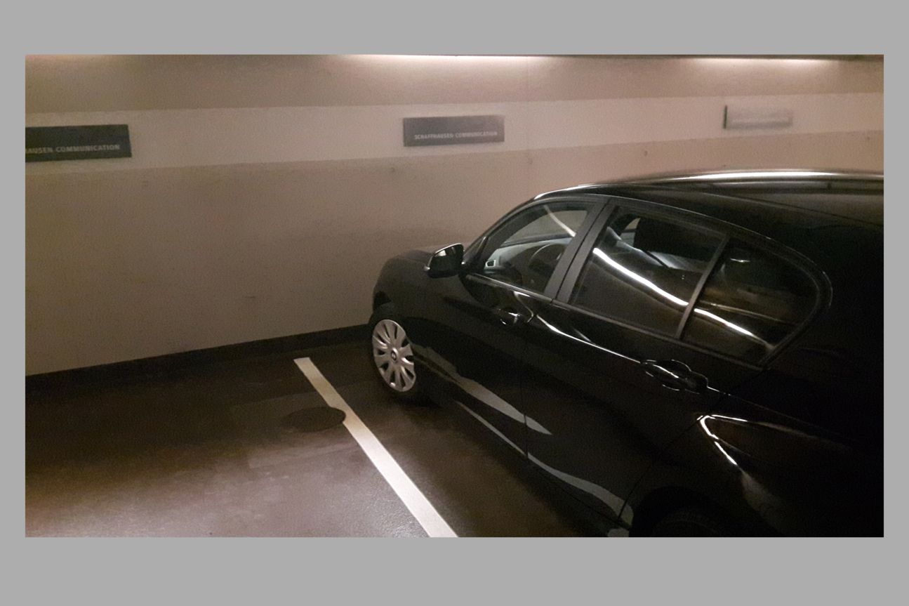 Samsung Galaxy S5 Neo Kamerabild Tiefgarage-quer Samsung Galaxy S5 Neo Kamerabild Tiefgarage-quer