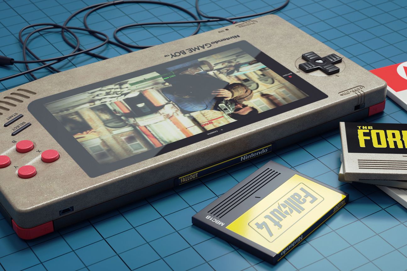 Game Boy 1up concept Florian Renner Game Boy 1up concept Florian Renner