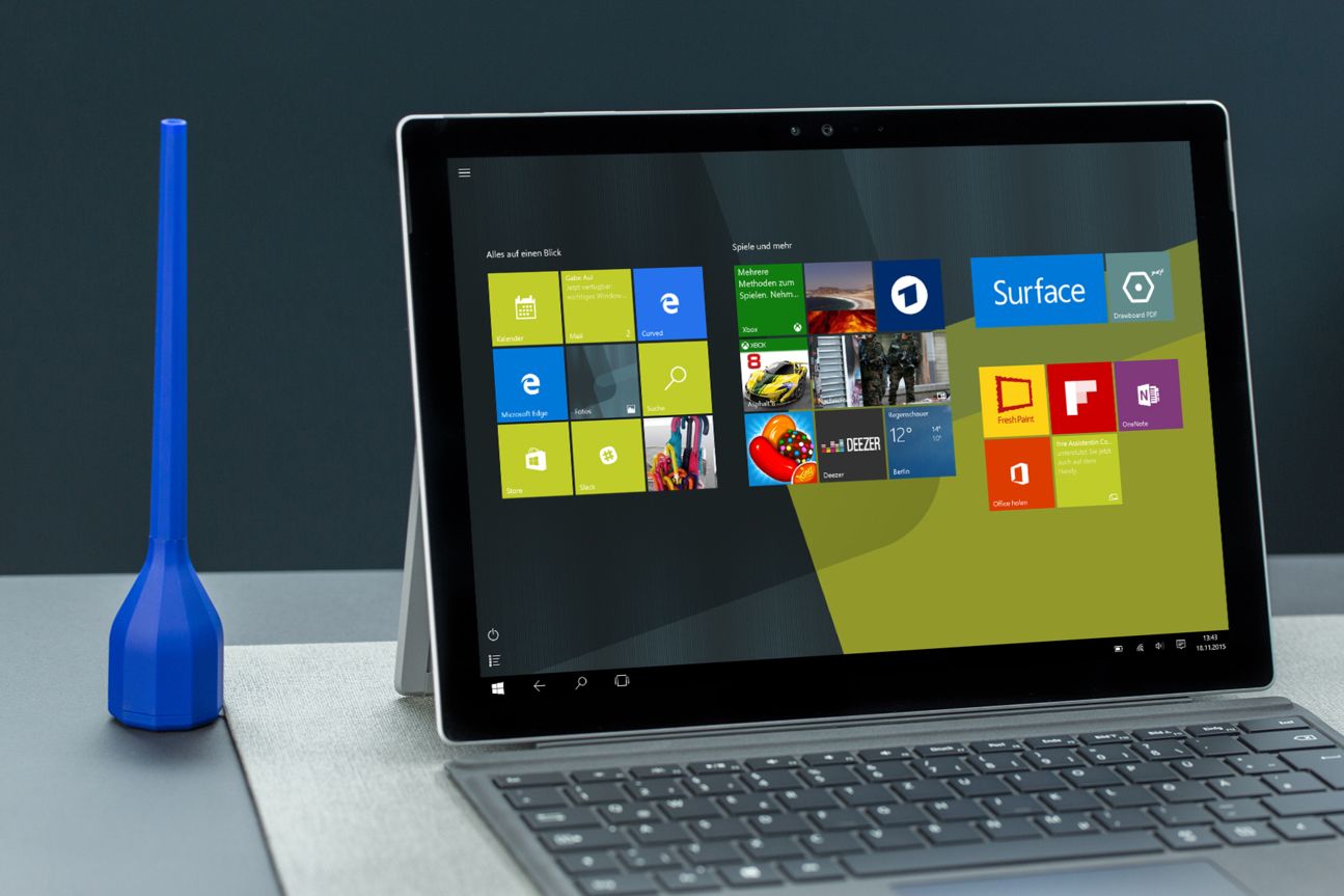 Surface Pro 4: Microsofts neues Tablet punktet vor allem mit Windows 10. Surface Pro 4: Microsofts neues Tablet punktet vor allem mit Windows 10.