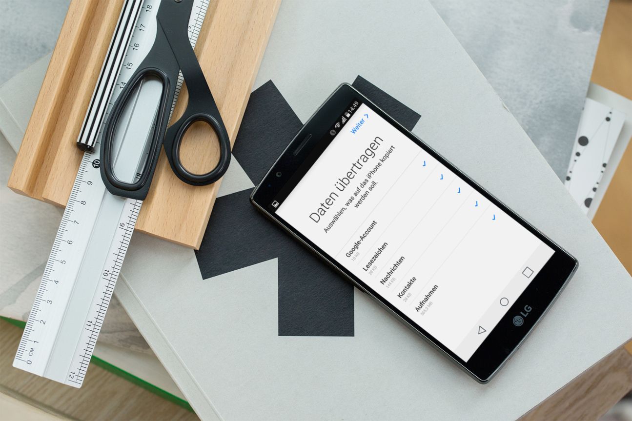 Android zu iOS Umzug