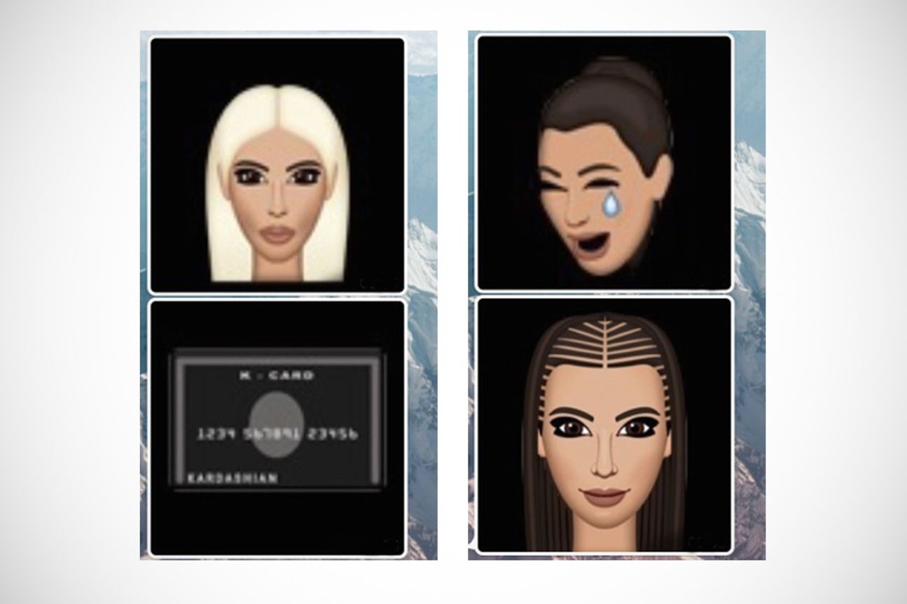 Schön pixelig: Kim Kardashians Emojis