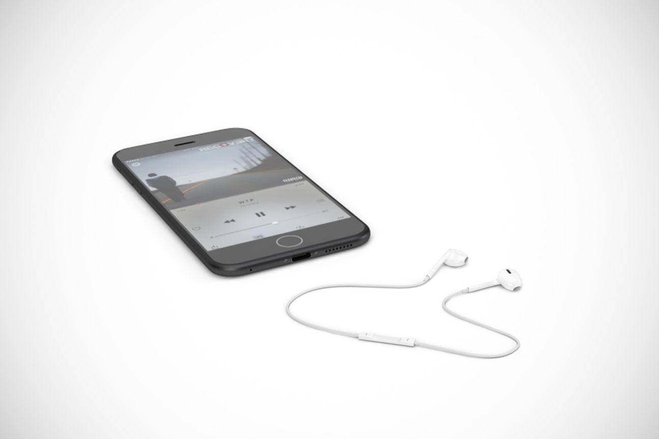 Apple iPhone 7 Konzept mit AirPods Apple iPhone 7 Konzept mit AirPods