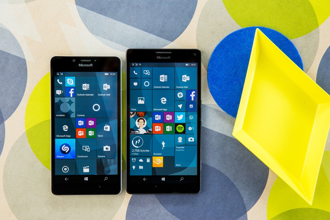 Microsoft Lumia 950 vs 950 XL