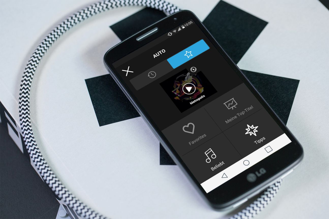 Der Auto-Bereich von Napster. Der Auto-Bereich von Napster.