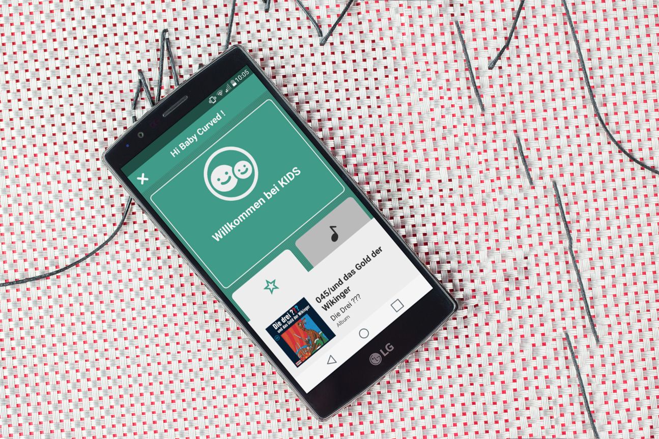 Der Kids-Bereich von Napster. Der Kids-Bereich von Napster.