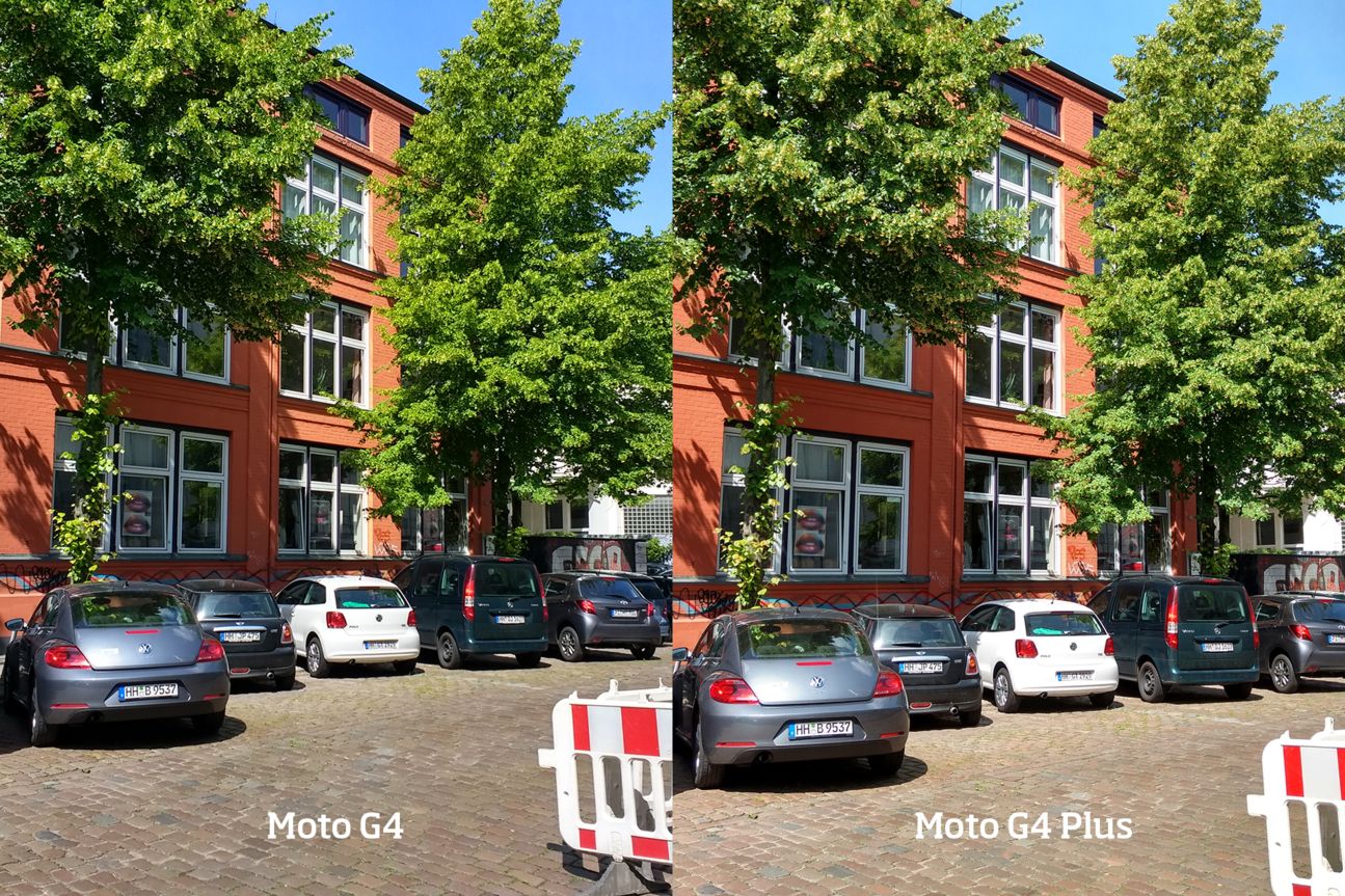 Lenovo Motorola Moto G4 vs G4 Plus Kameravergleich