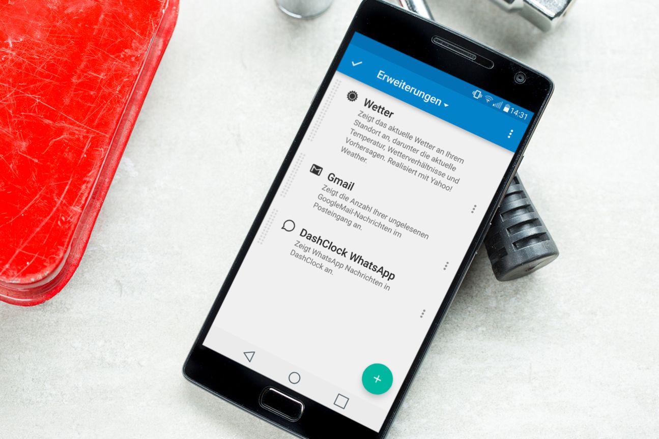 Funktioniert ab Android 5.0 nicht mehr: Widgets auf dem Sperrbildschirm.